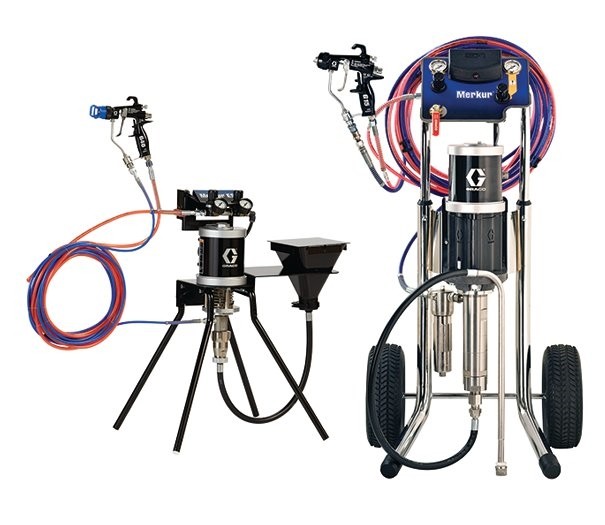 Automatic paint deals spraying equipment